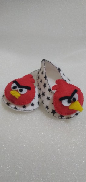 Sepatu bayi prewalker unisex Burung Angry bid handmade 